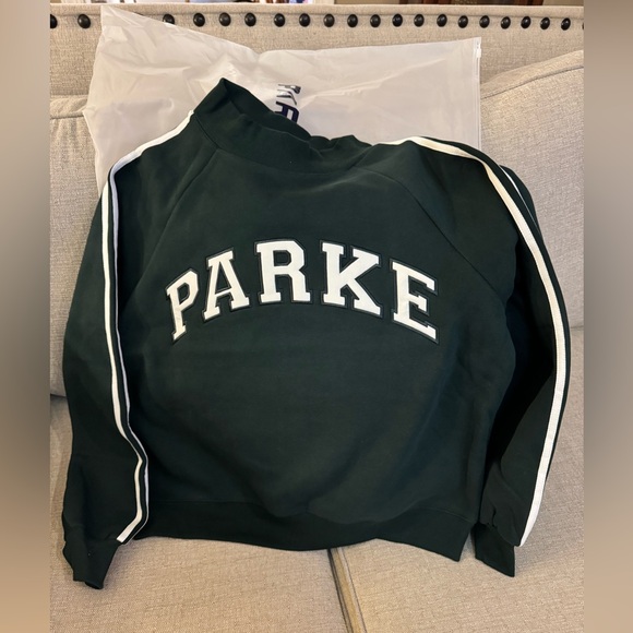Parke Tops - PARKE sport stripe mockneck